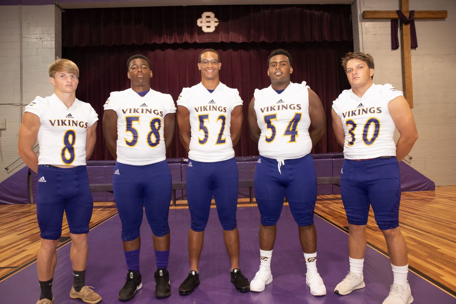 Opelousas Catholic defensive group shot